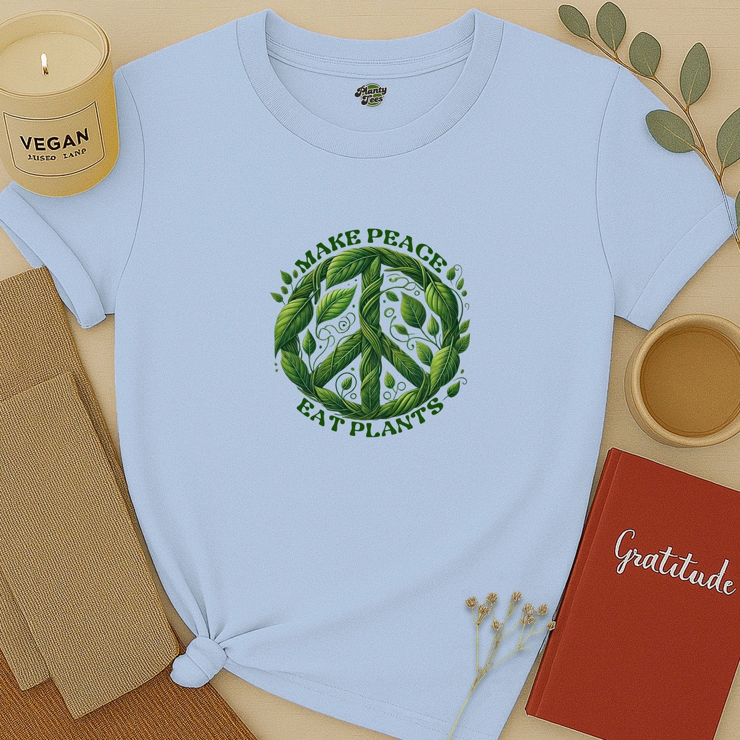 Make Peace Eat Plants T-Shirt