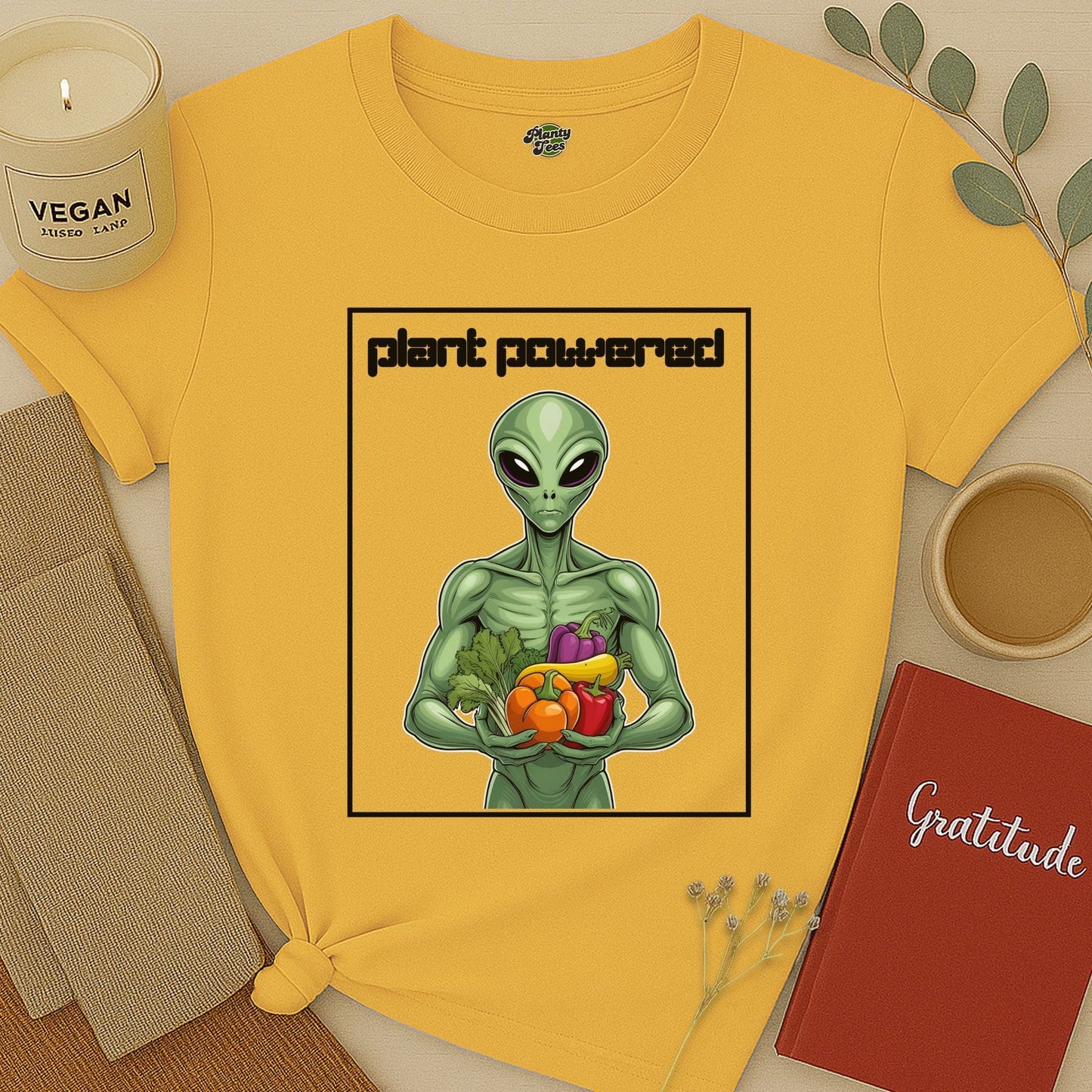 Plant Powered Alien T-Shirt
