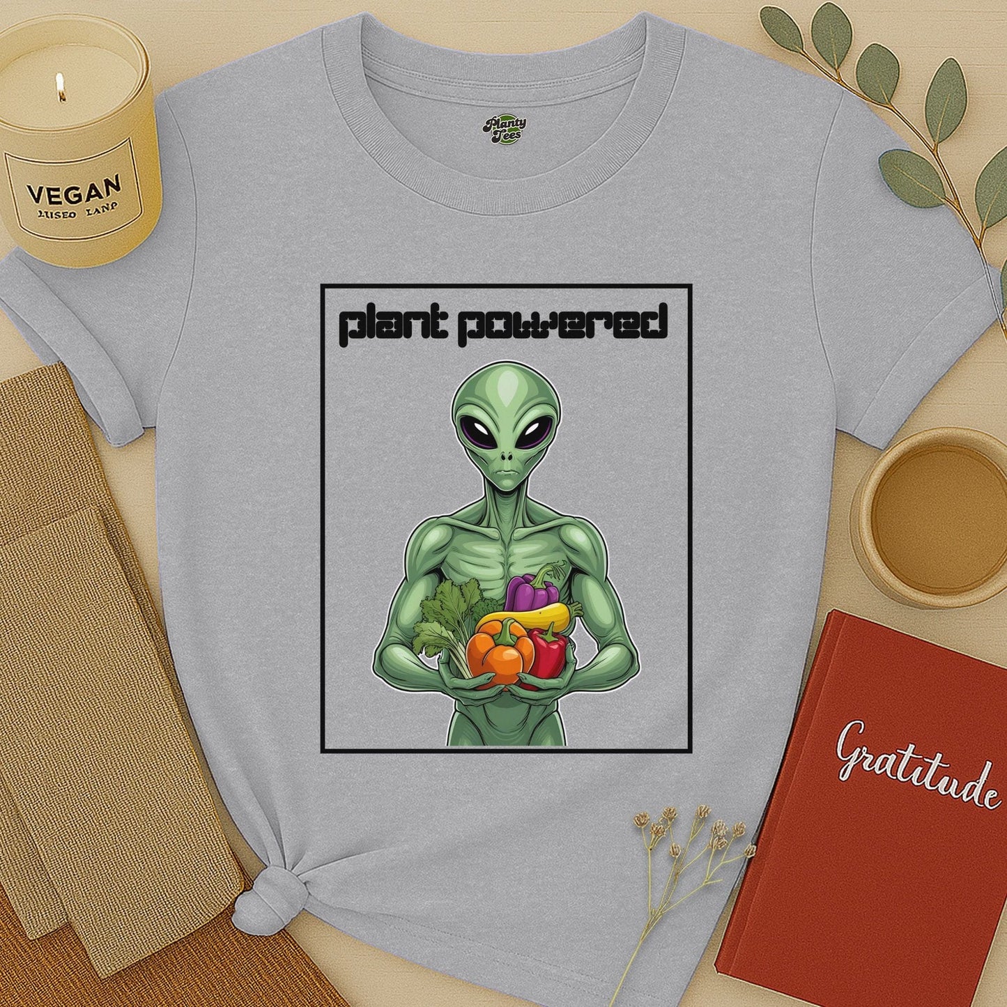 Plant Powered Alien T-Shirt