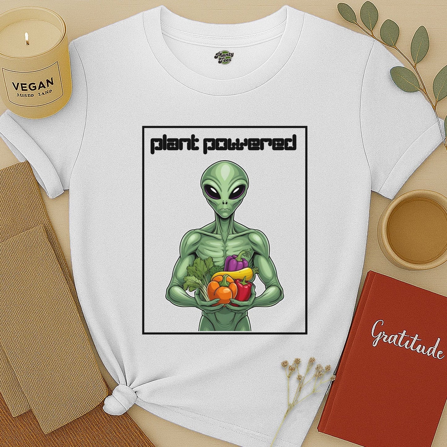 Plant Powered Alien T-Shirt