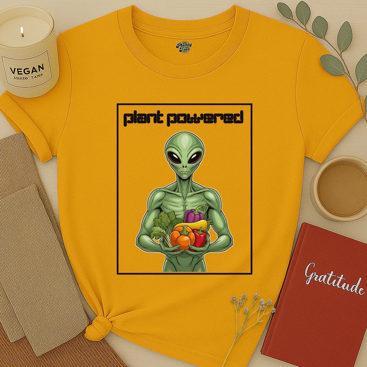 Plant Powered Alien T-Shirt