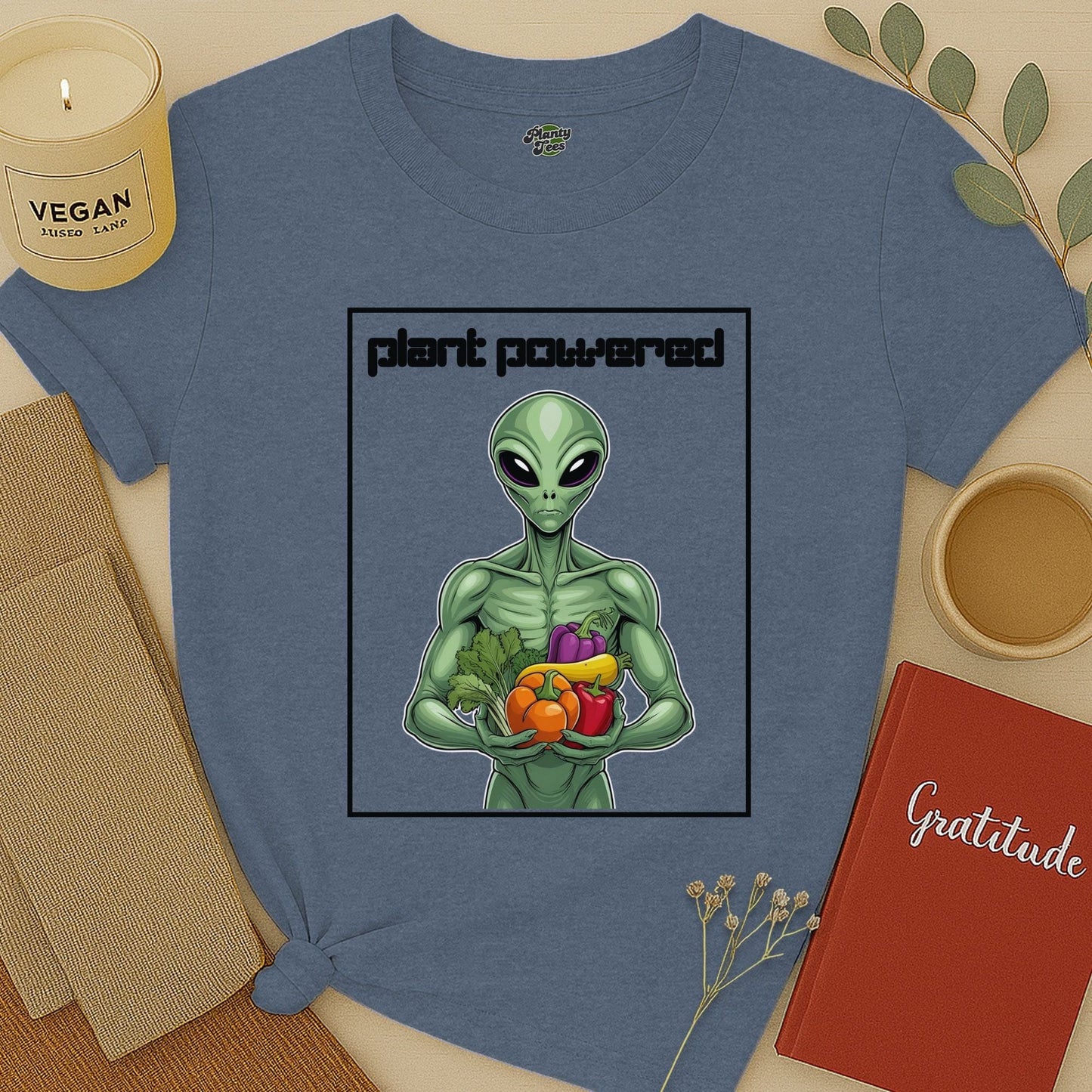 Plant Powered Alien T-Shirt