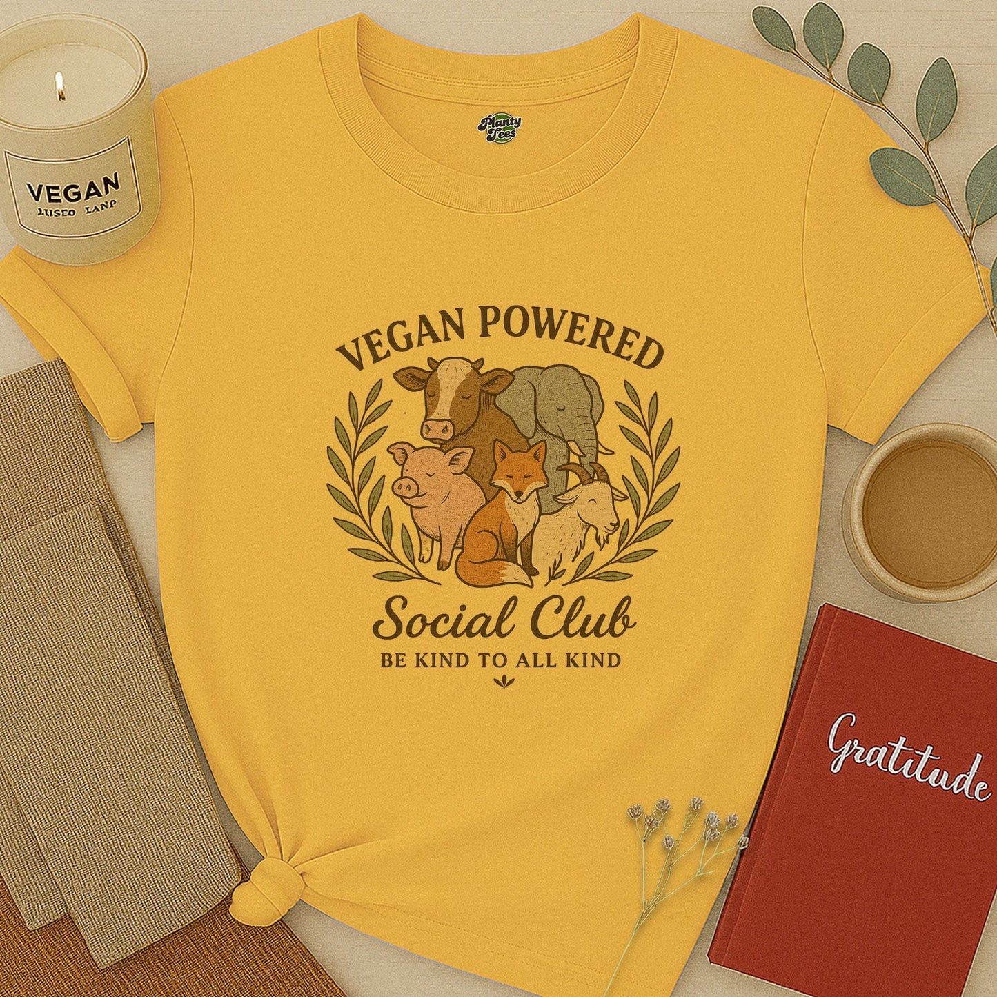 Vegan Powered Social Club T-Shirt