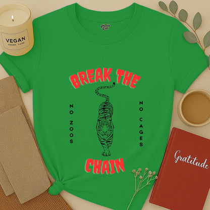 Break the Chain, No Zoos, No Cages T-Shirt