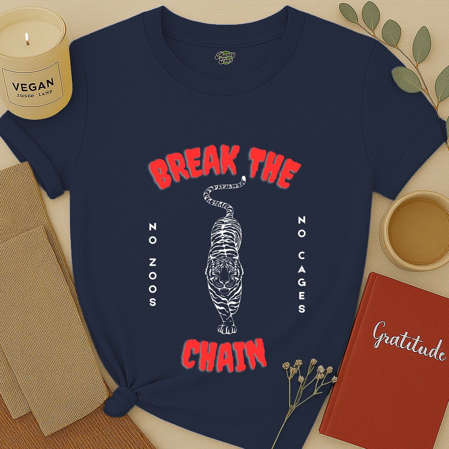 Break the Chain, No Zoos, No Cages T-Shirt