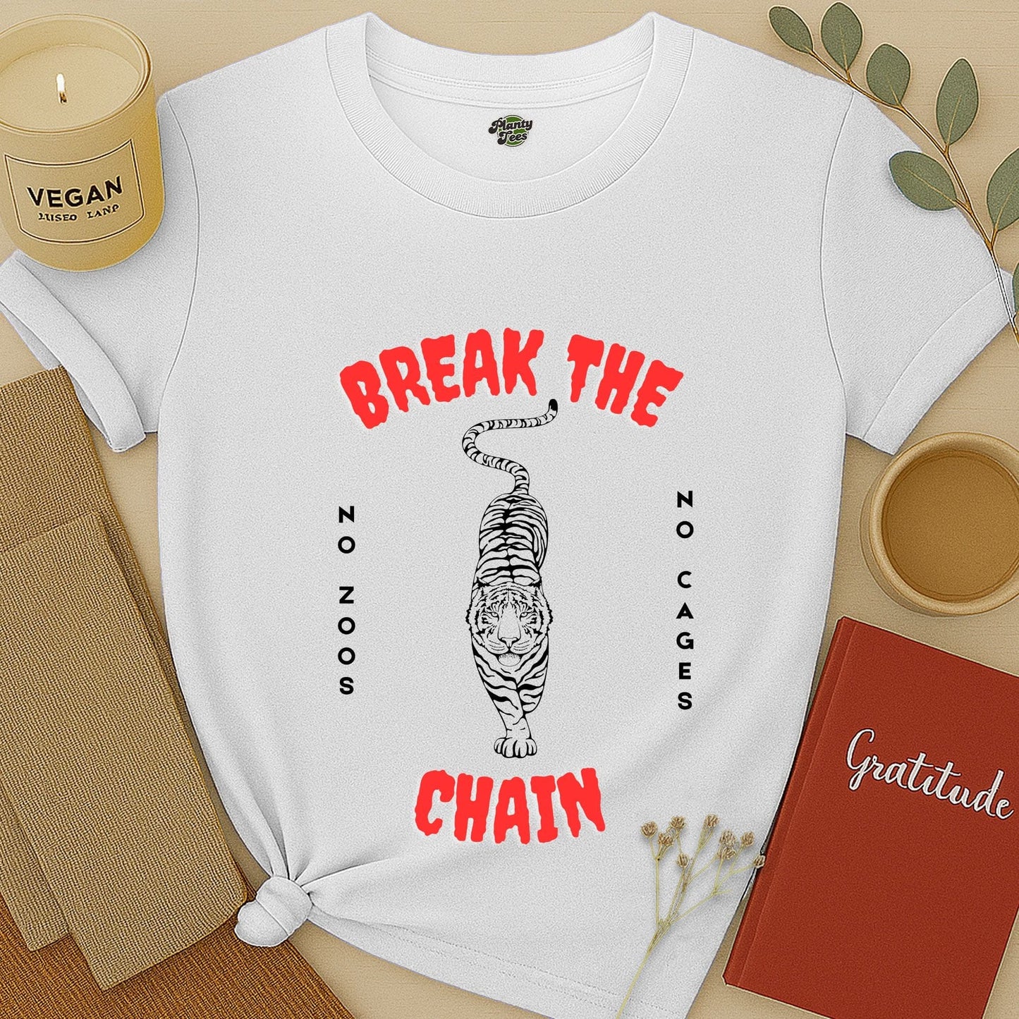 Break the Chain, No Zoos, No Cages T-Shirt