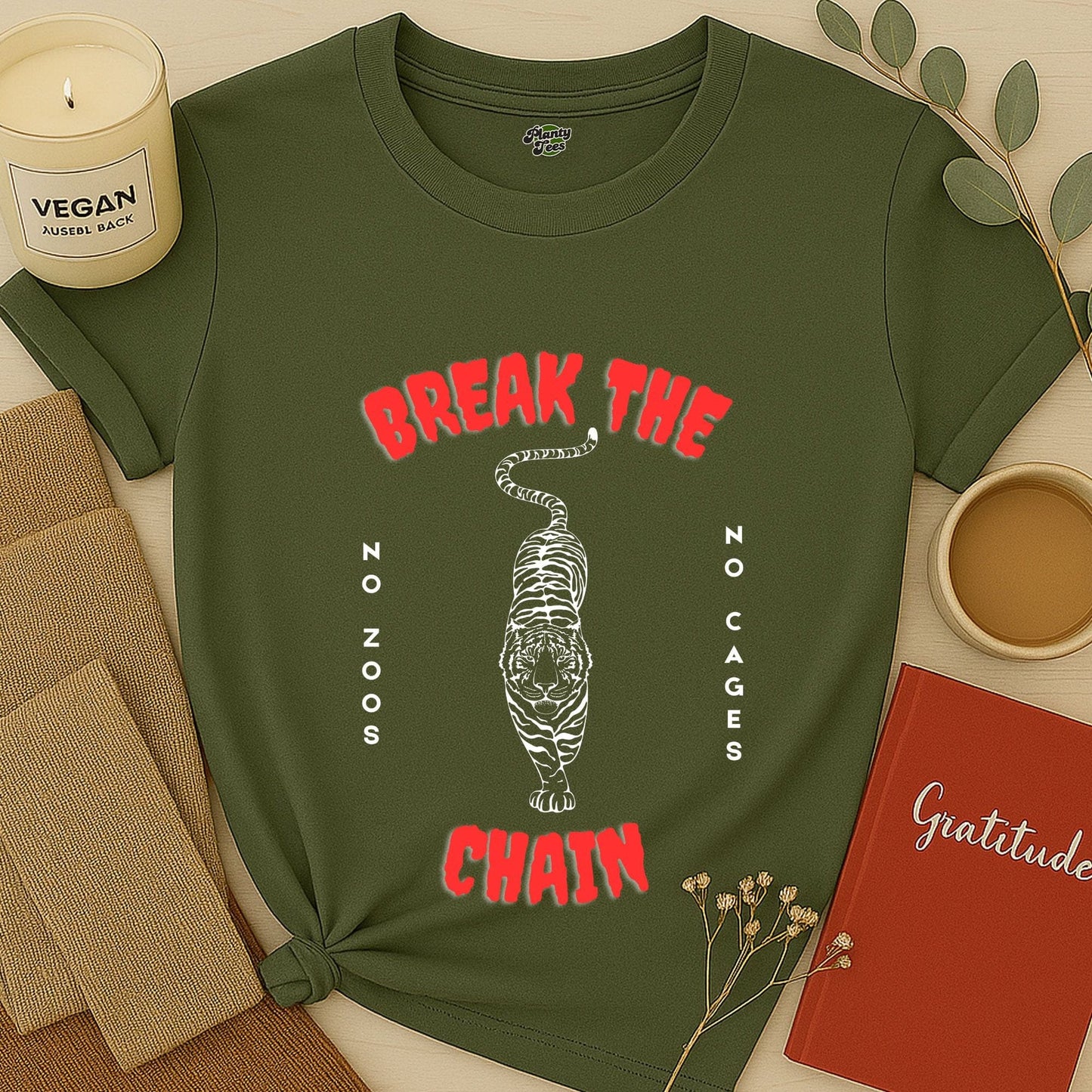 Break the Chain, No Zoos, No Cages T-Shirt