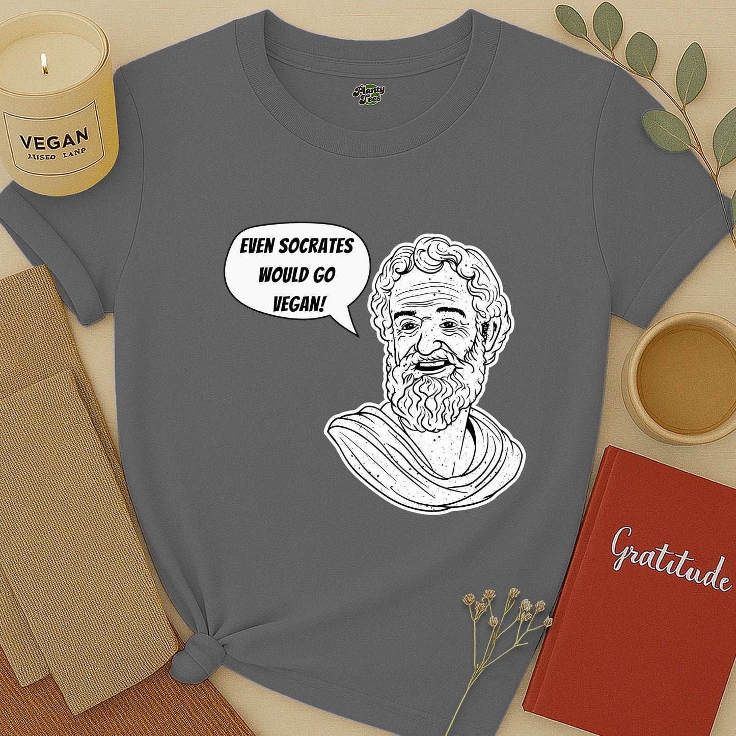 Even Socrates Would Go Vegan T-Shirt