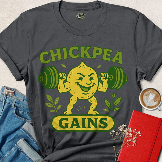 Chickpea Gains Weightlifter T-Shirt