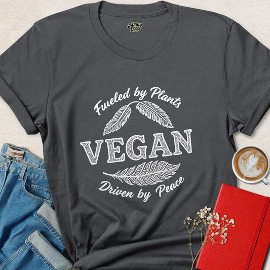 Fueled By Plants Driven By PeaceT-Shirt