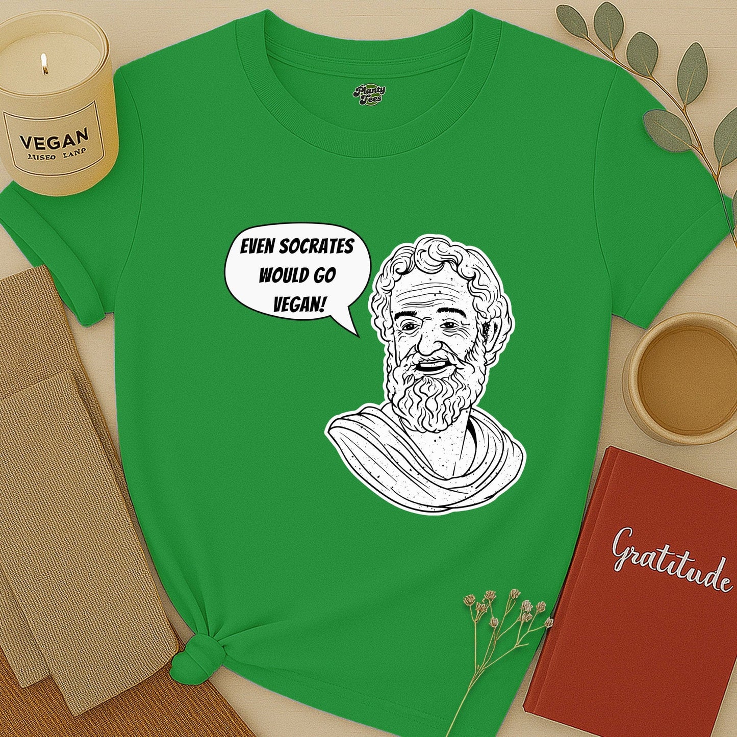 Even Socrates Would Go Vegan T-Shirt
