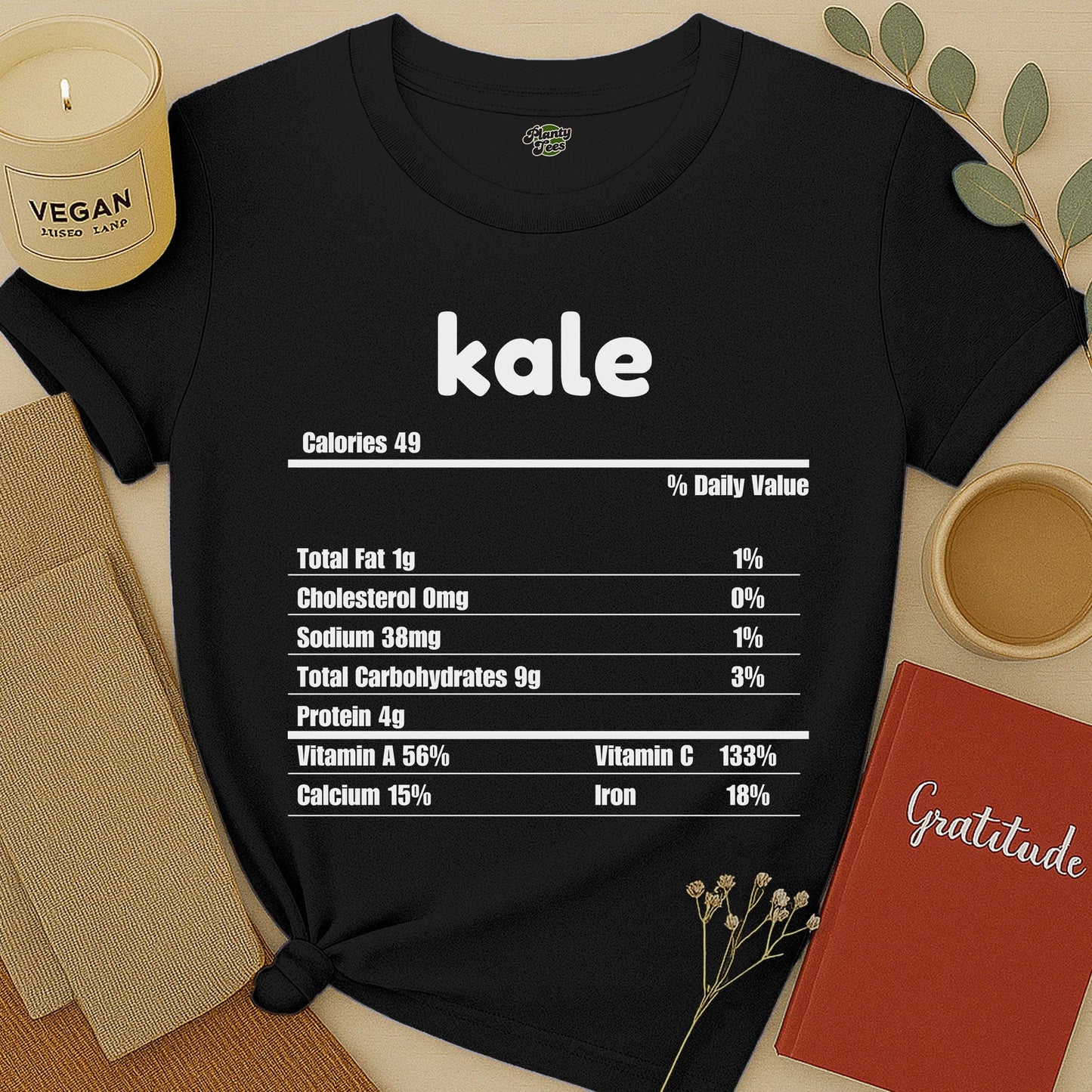 Kale Nutrition Facts T-Shirt