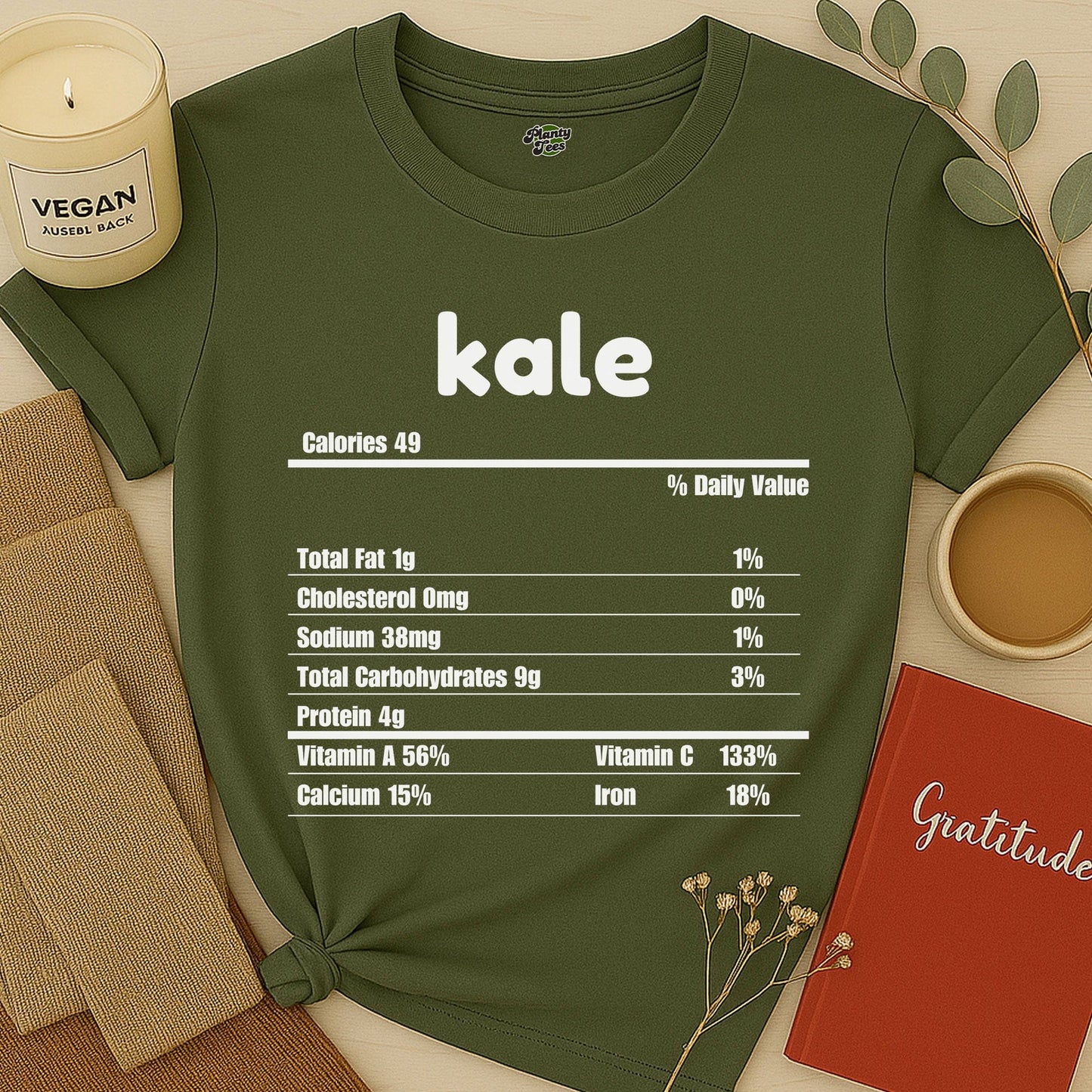 Kale Nutrition Facts T-Shirt
