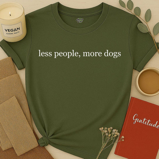 Less People More Dogs T-Shirt