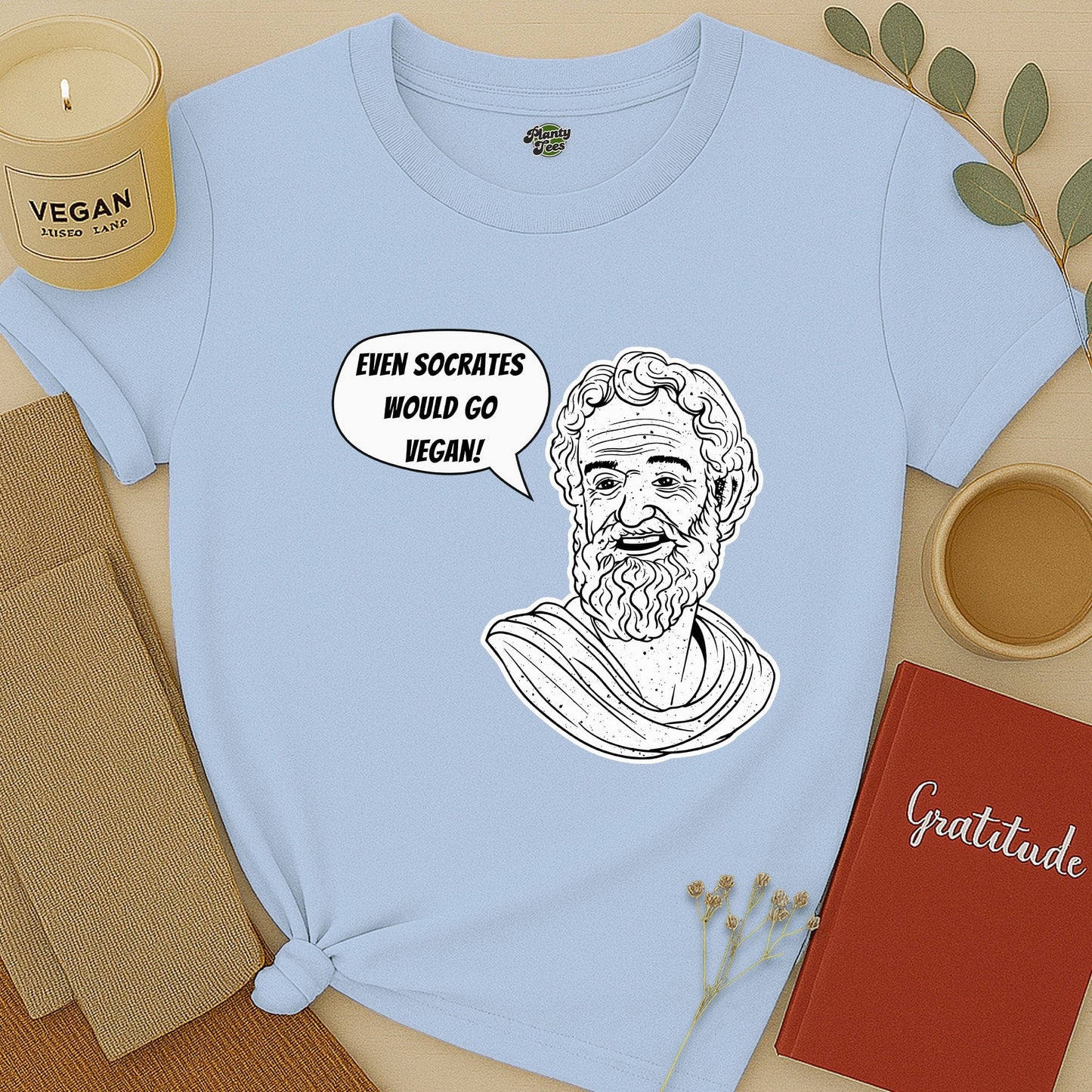 Even Socrates Would Go Vegan T-Shirt