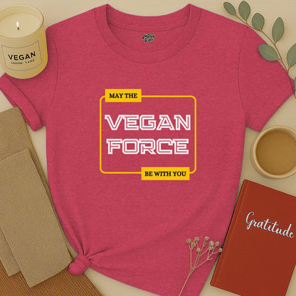 May The Vegan Force With You T-Shirt