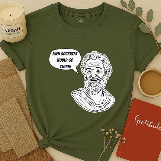 Even Socrates Would Go Vegan T-Shirt