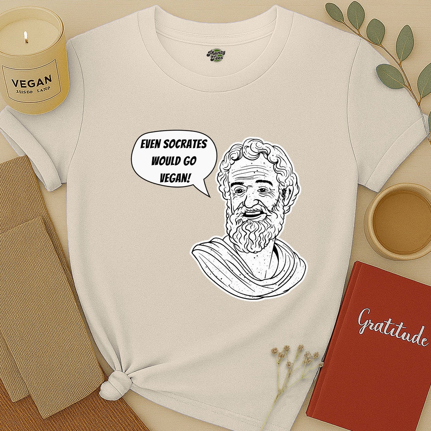 Even Socrates Would Go Vegan T-Shirt