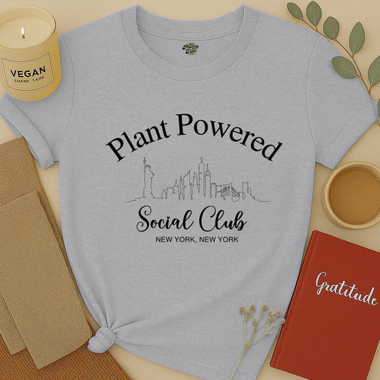 Plant Powered Social Club, NY, T-Shirt