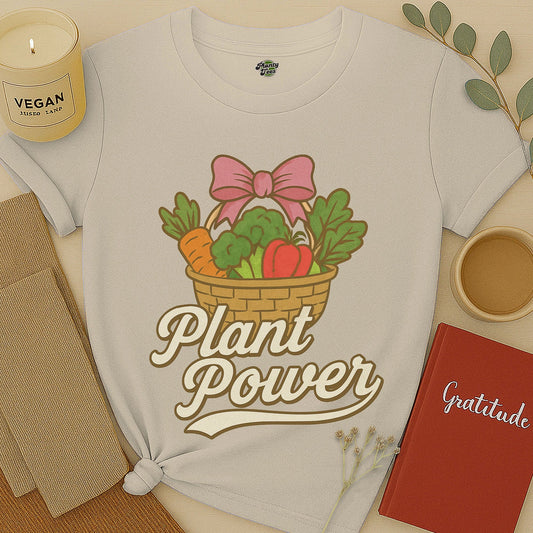 Plant Power with Veggie Basket T-Shirt