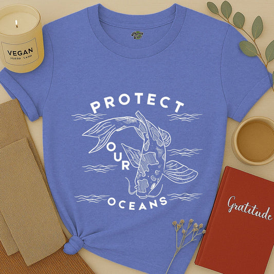 Protect Our Oceans, Koi Fish T-Shirt