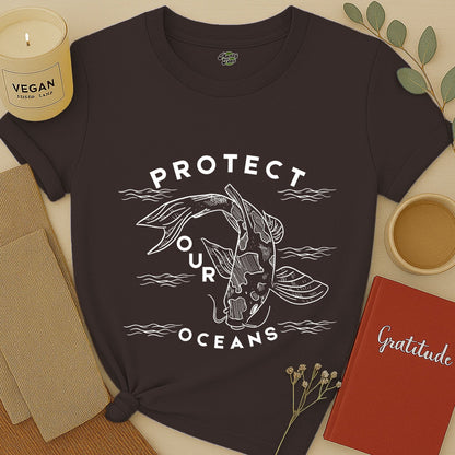 Protect Our Oceans, Koi Fish T-Shirt