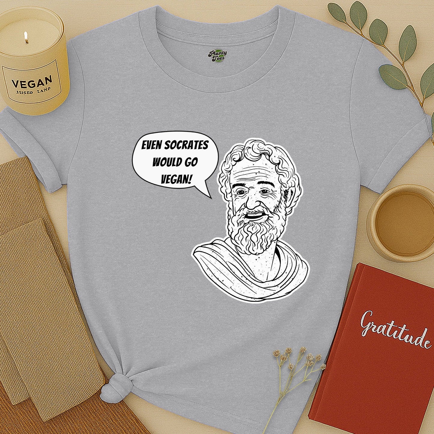 Even Socrates Would Go Vegan T-Shirt