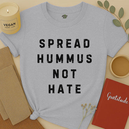 Spread Hummus Not Hate Typo T-Shirt