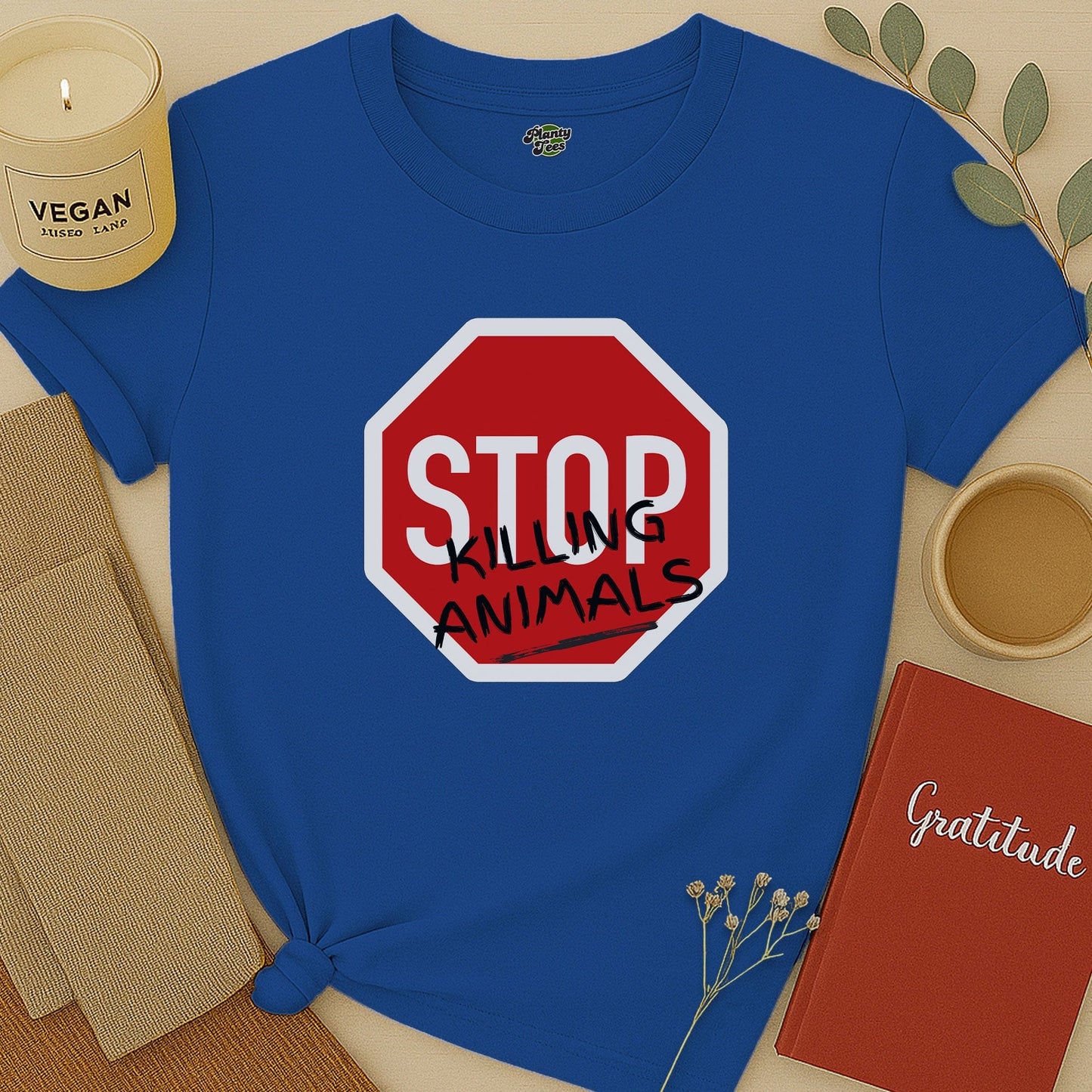 Stop Killing Animals Sign T-Shirt