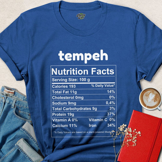 Tempeh Nutrition Facts T-Shirt