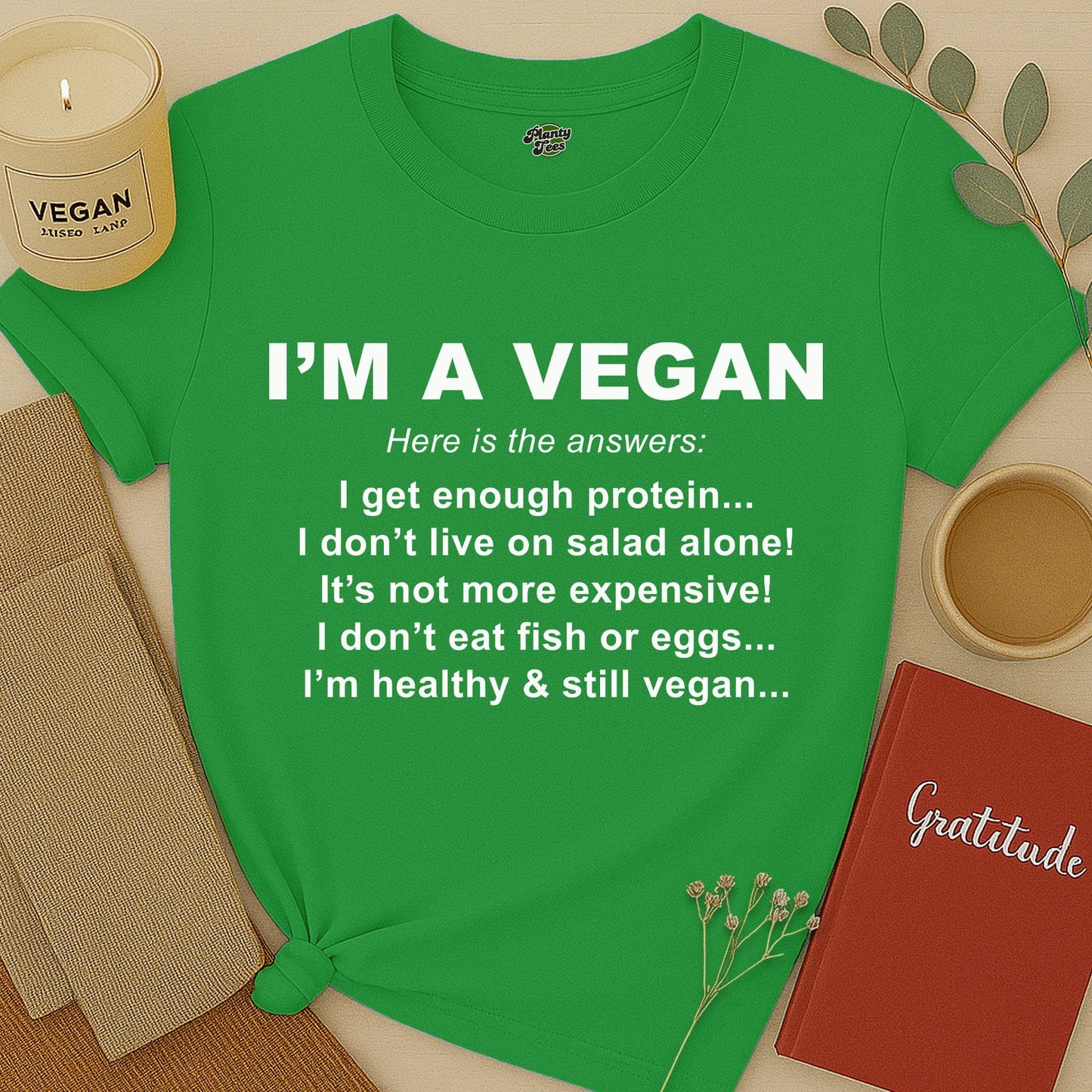Vegan Common Questions T-Shirt