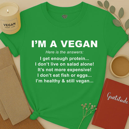 Vegan Common Questions T-Shirt
