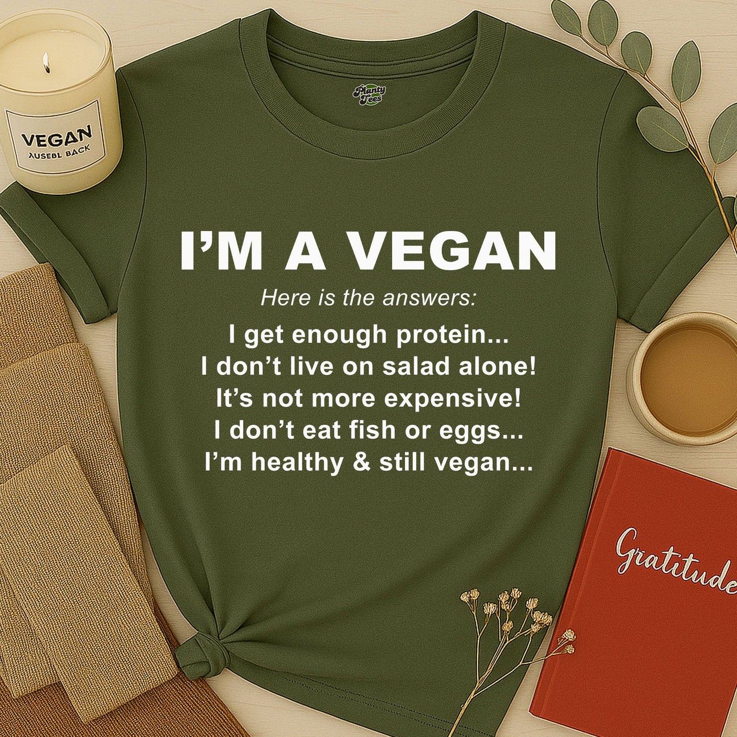 Vegan Common Questions T-Shirt