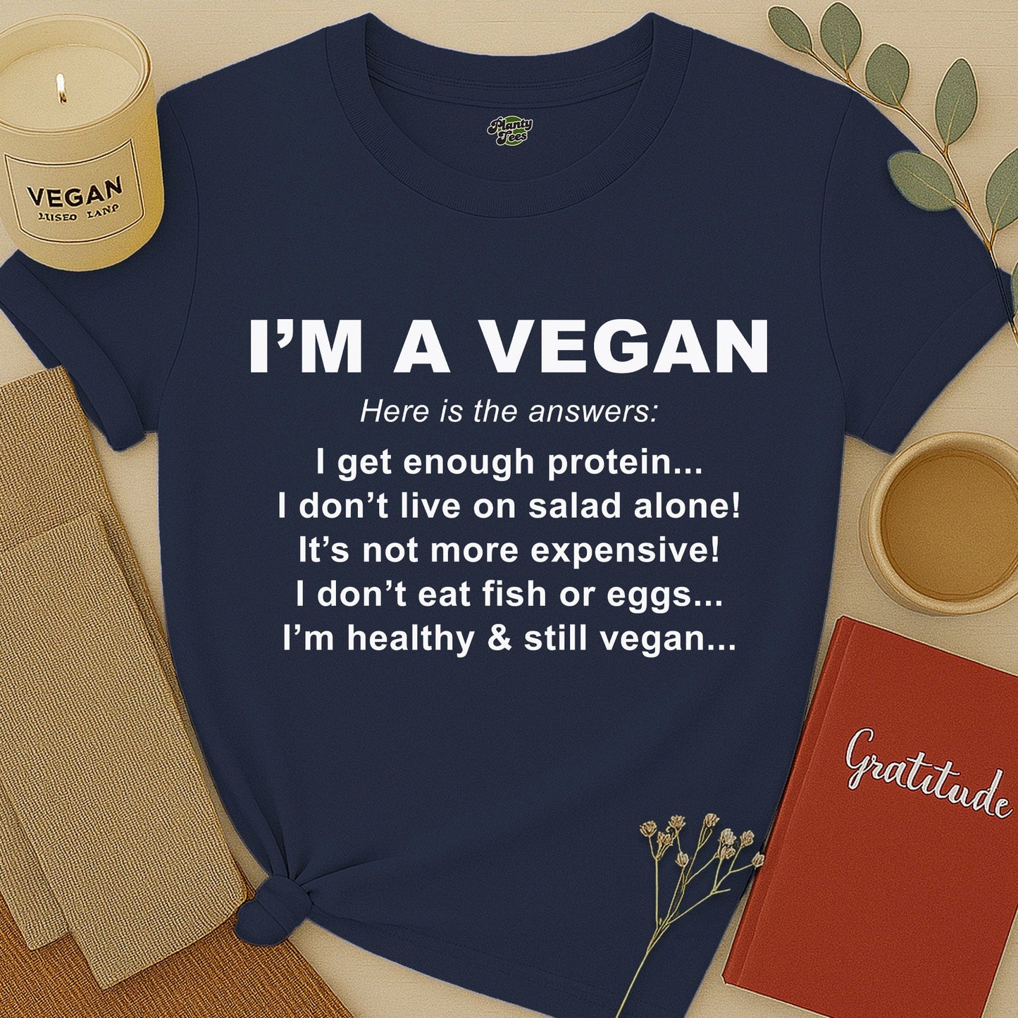 Vegan Common Questions T-Shirt