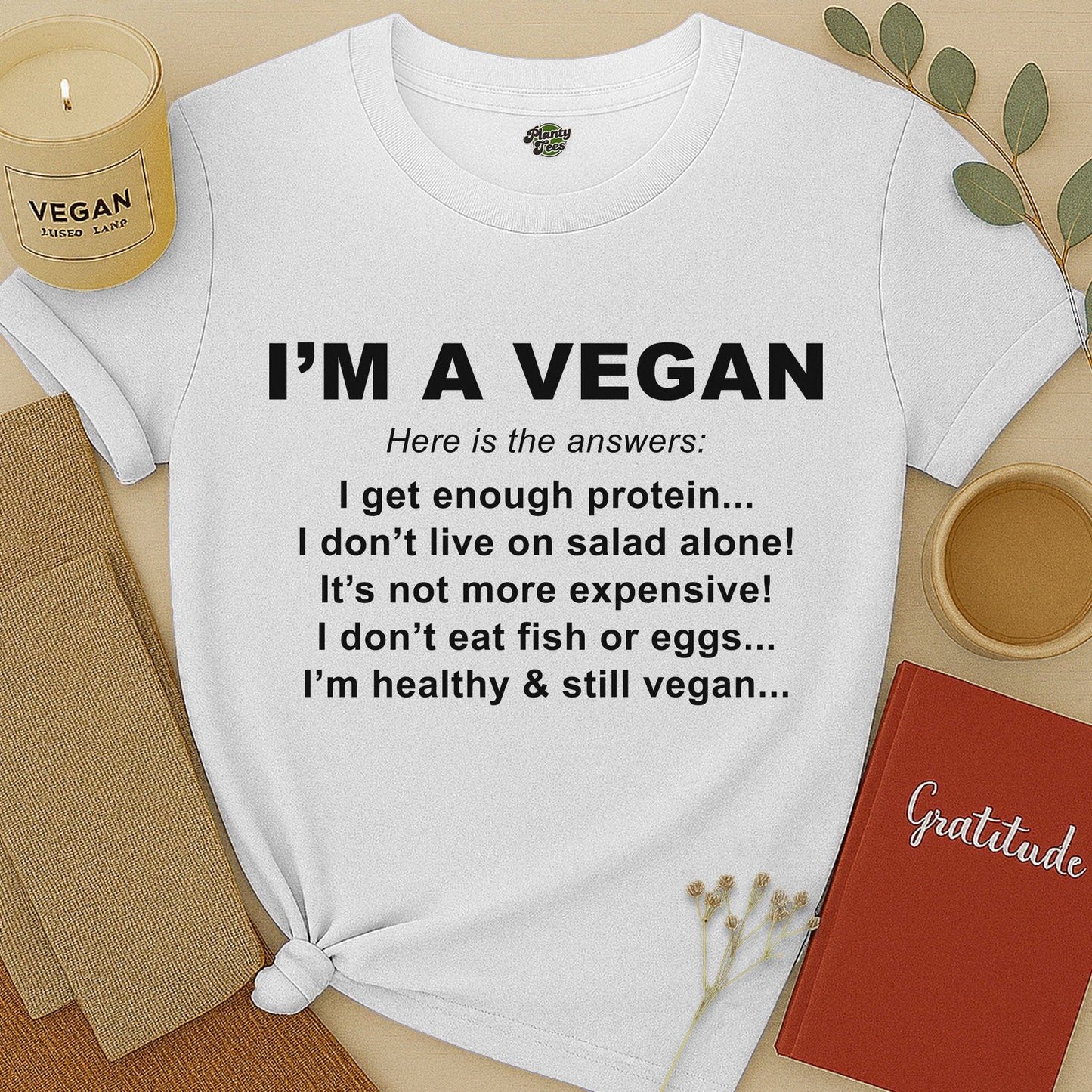 Vegan Common Questions T-Shirt
