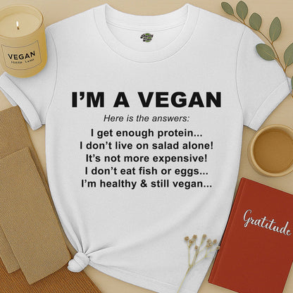 Vegan Common Questions T-Shirt