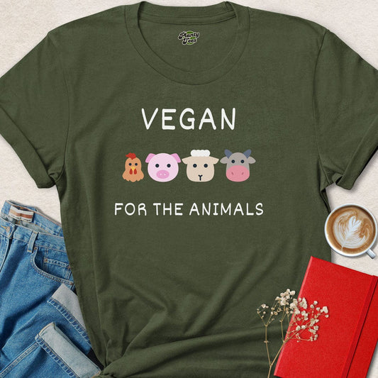 Vegan For The Animals T-Shirt