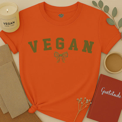 Vegan with Bow T-Shirt
