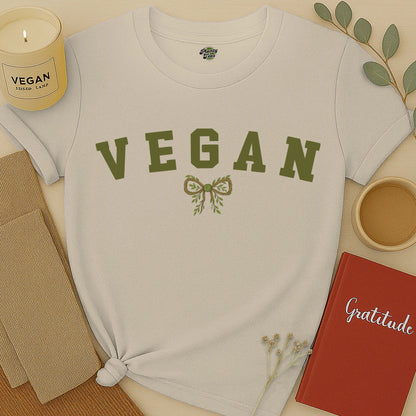 Vegan with Bow T-Shirt