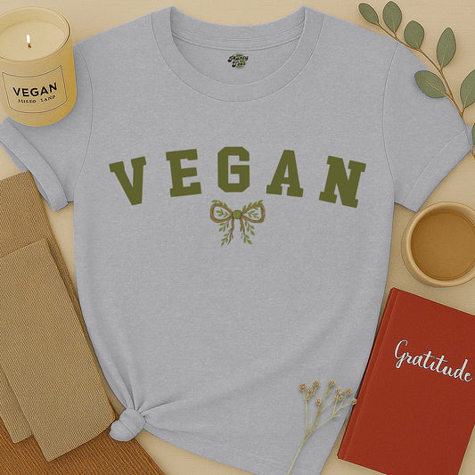 Vegan with Bow T-Shirt