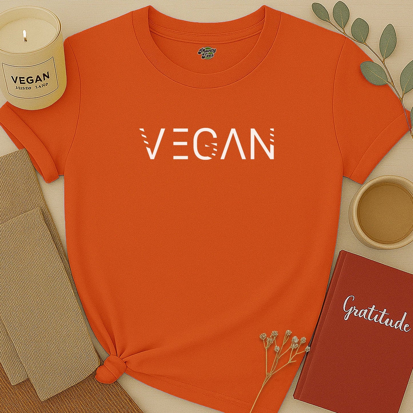 Vegan Modern Typo T-Shirt