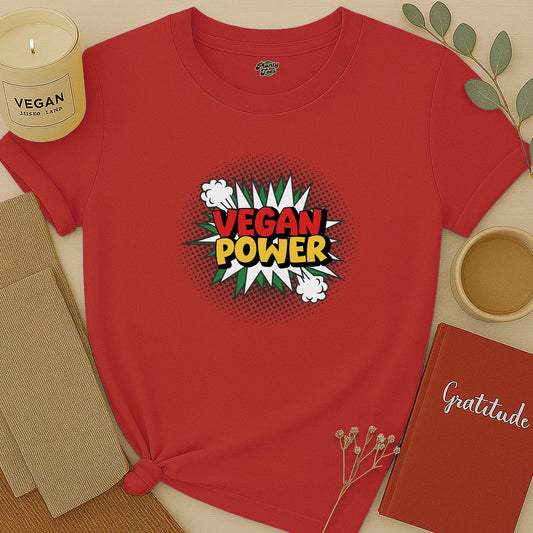 Vegan Power Comic T-Shirt