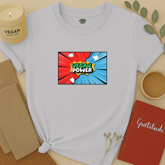 Vegan Power Comic Book T-Shirt