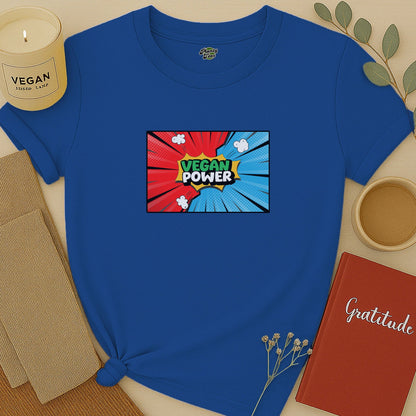 Vegan Power Comic Book T-Shirt