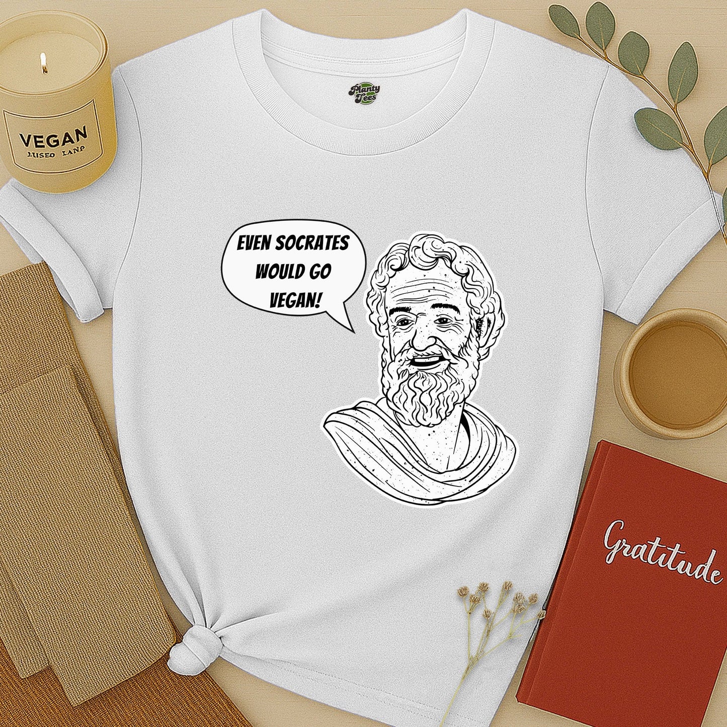 Even Socrates Would Go Vegan T-Shirt
