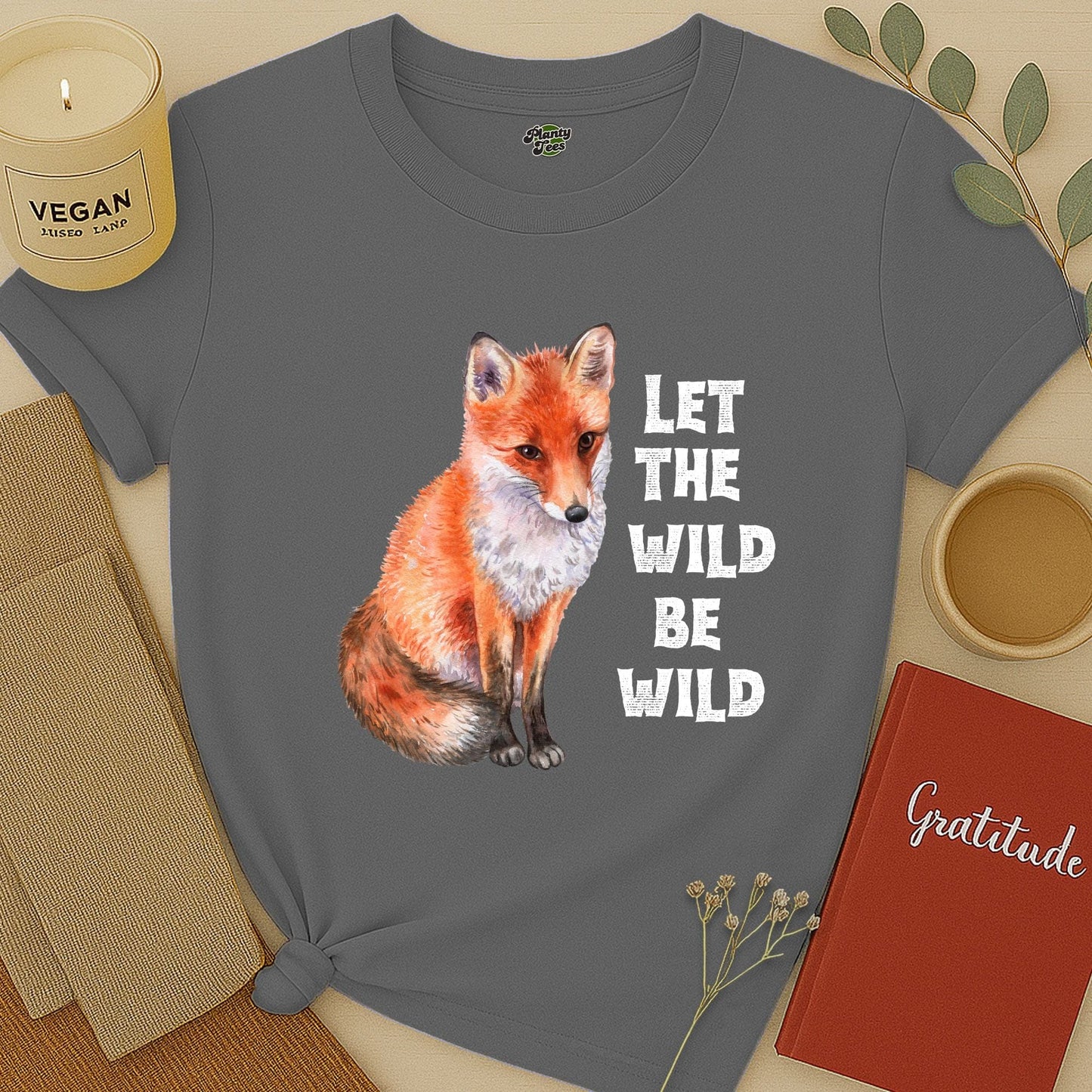 Let the Wild Be Wild, Fox, T-Shirt