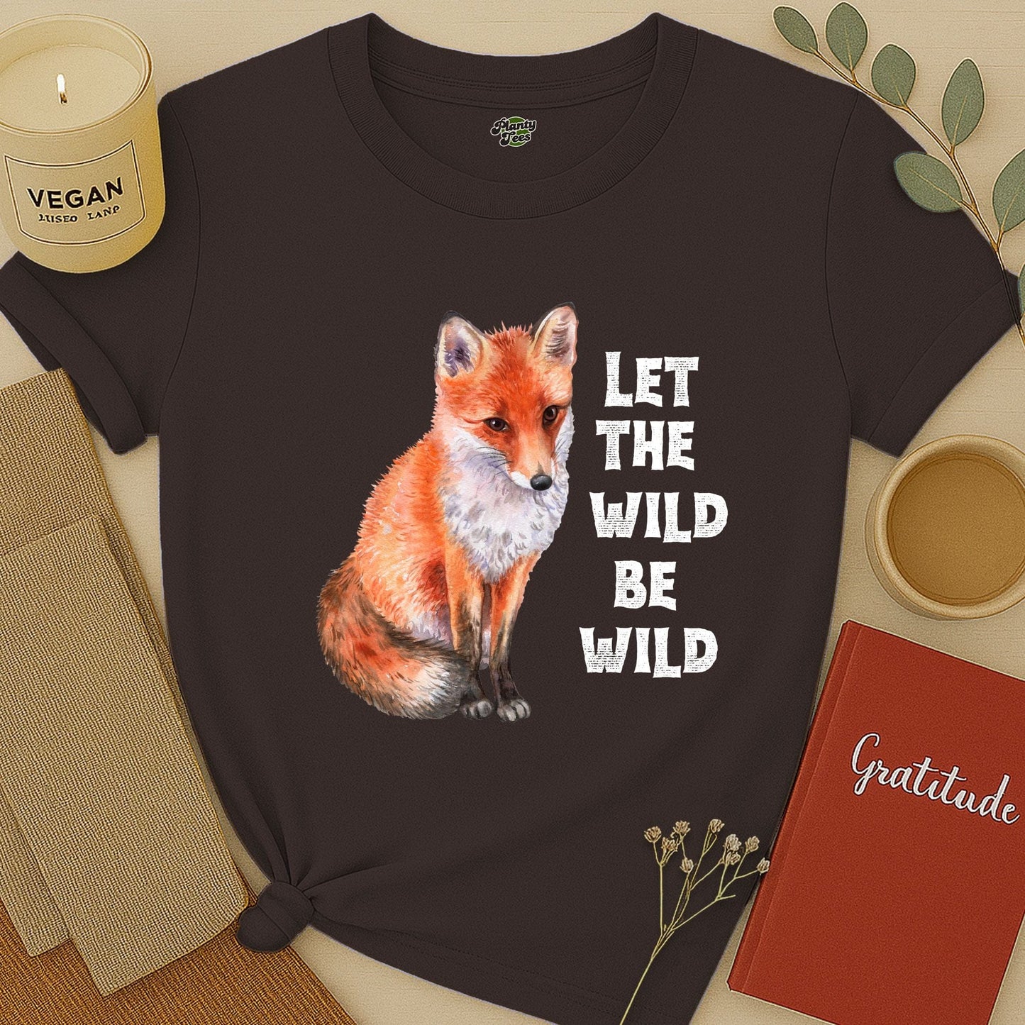 Let the Wild Be Wild, Fox, T-Shirt