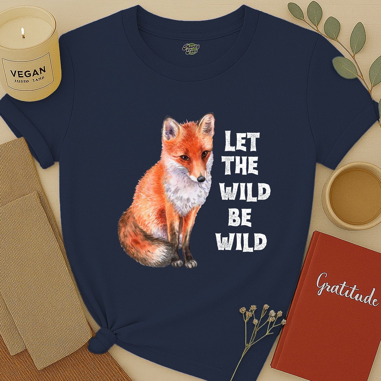 Let the Wild Be Wild, Fox, T-Shirt