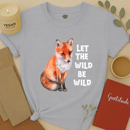 Let the Wild Be Wild, Fox, T-Shirt