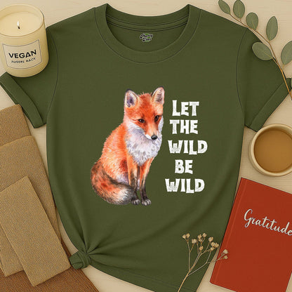Let the Wild Be Wild, Fox, T-Shirt